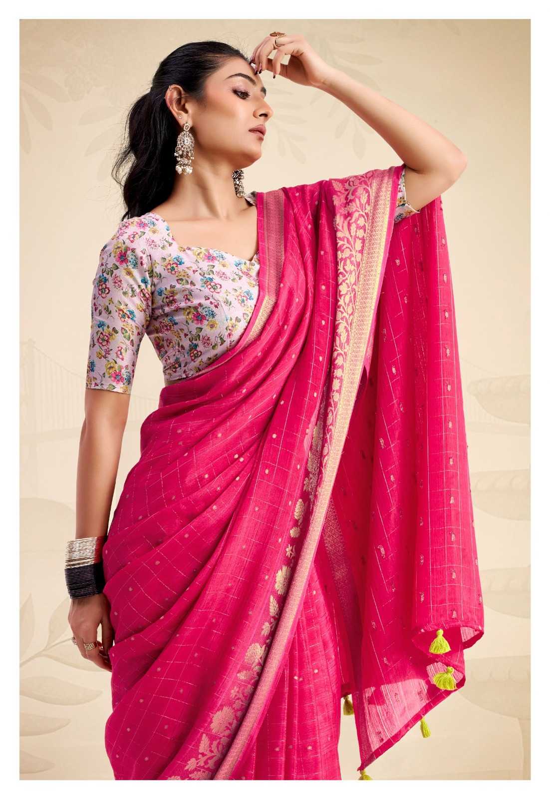 Chinon Butta Saree