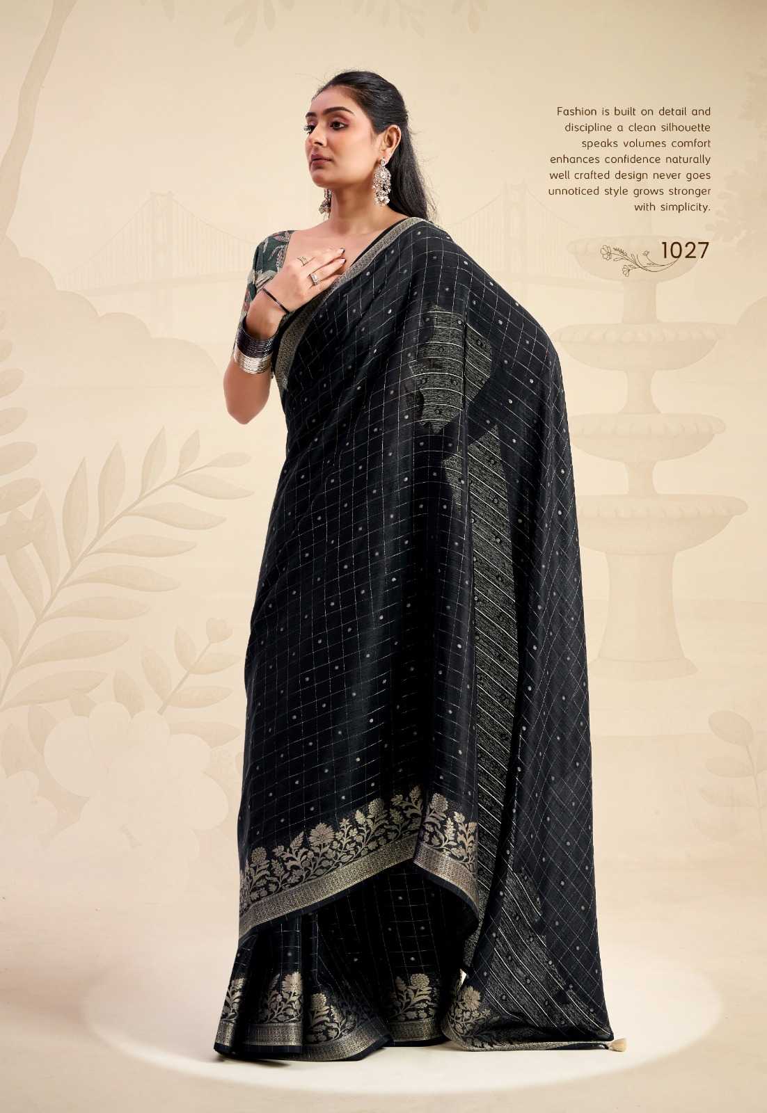 Chinon Designer Saree