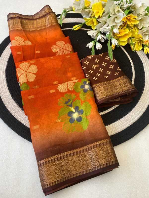 Crepe Designer Saree