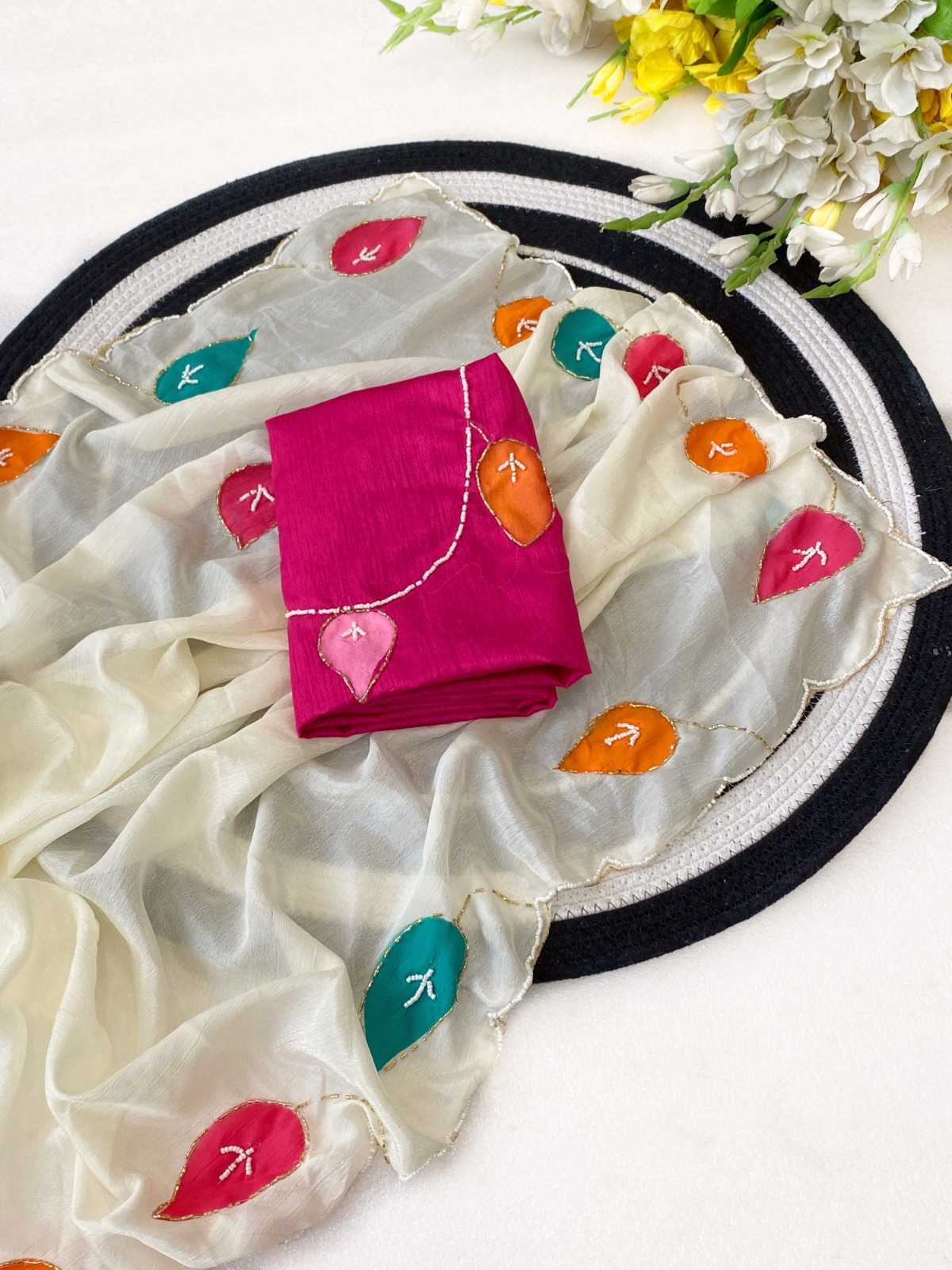 Chinon Designer Saree