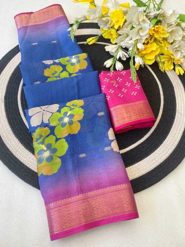 Crepe Designer Saree