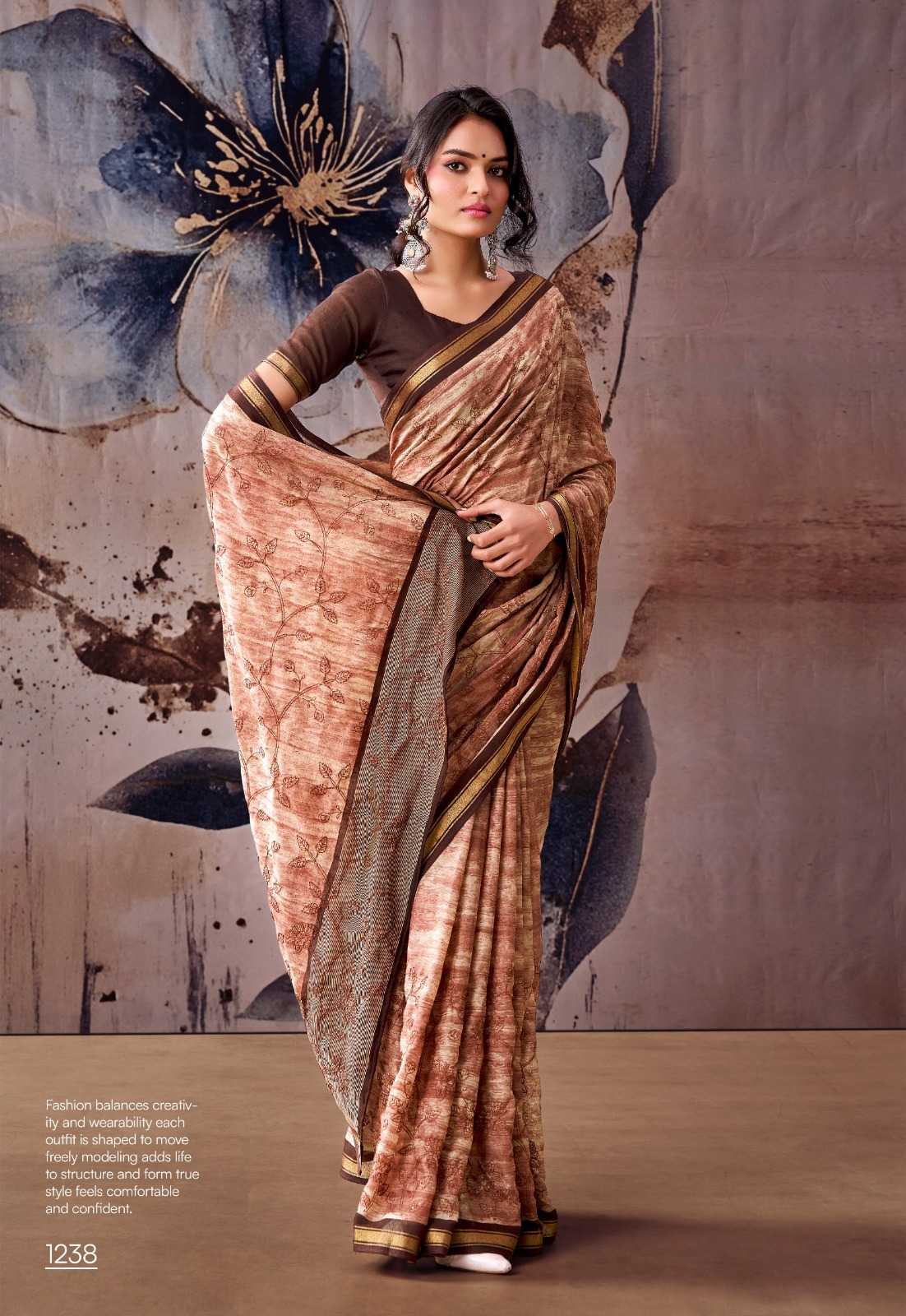 Printed Saree