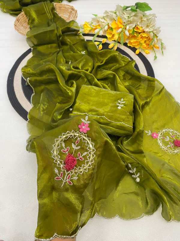 Satin Sequence Saree