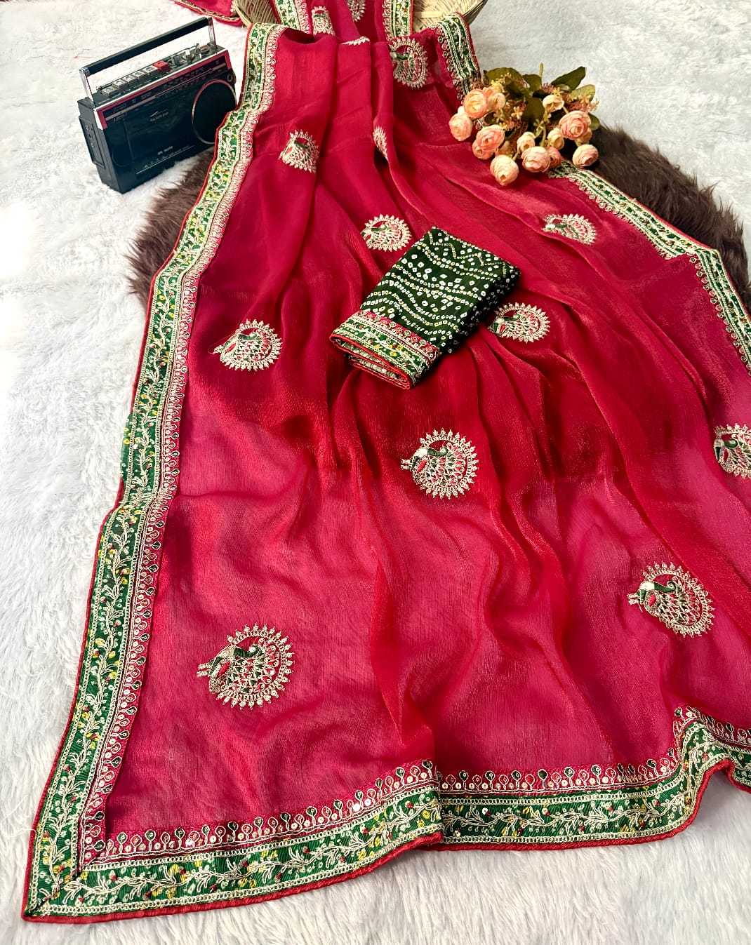 Chiffon Designer Saree