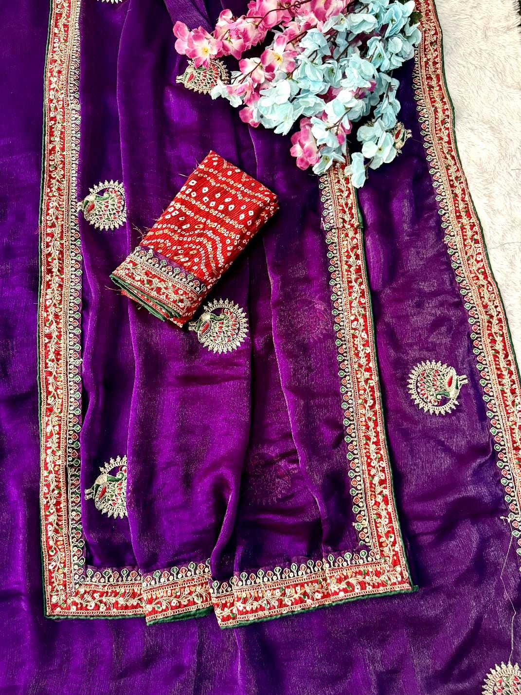 Chiffon Designer Saree