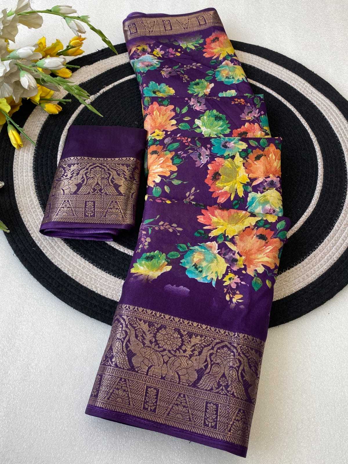 Soft Dola Designer Saree