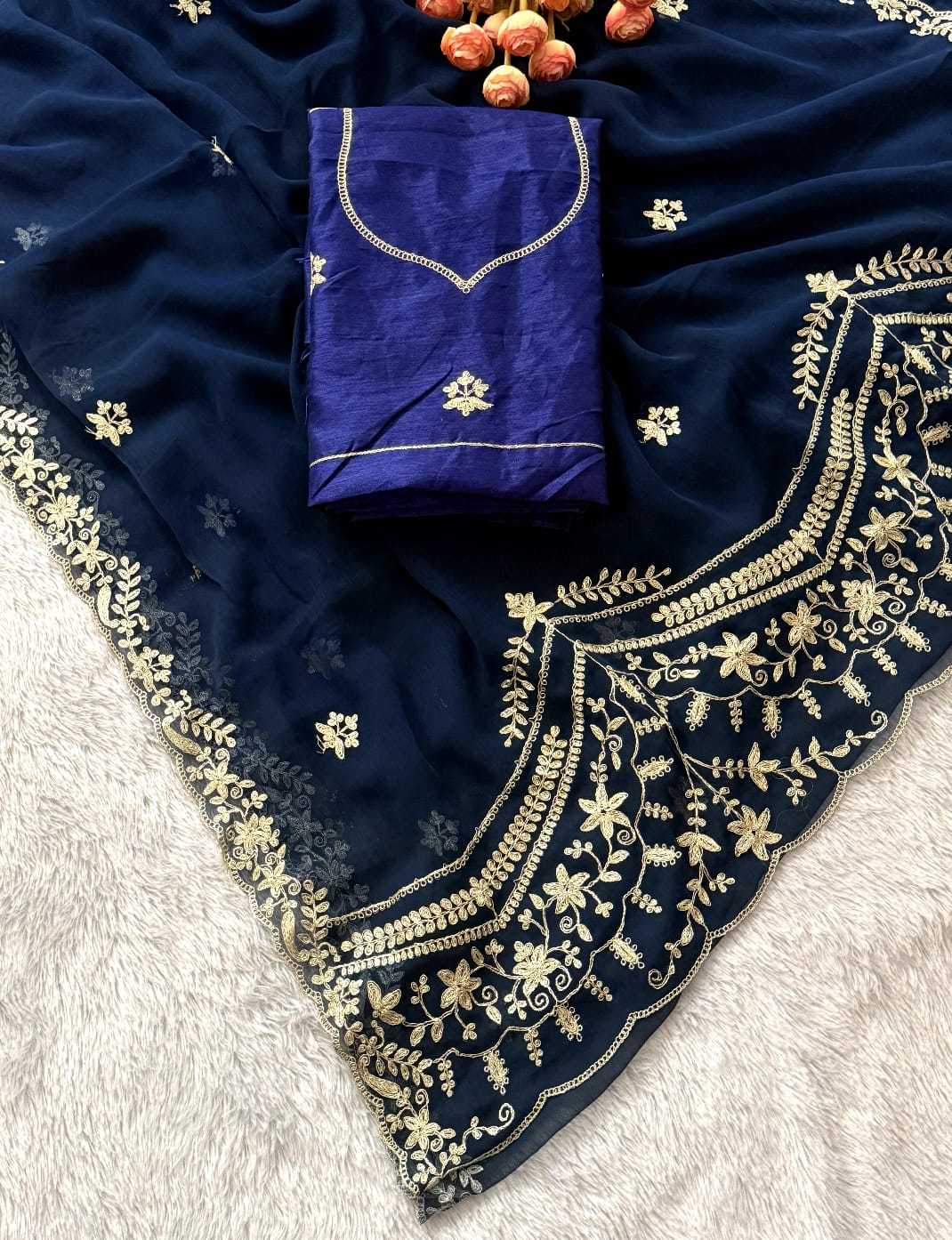 Chiffon Designer Saree