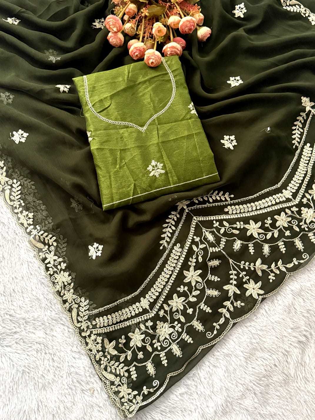 Chiffon Designer Saree