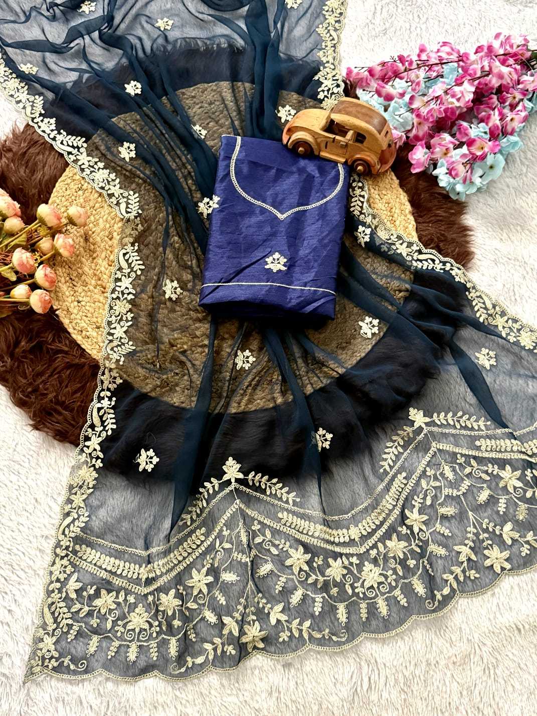 Chiffon Designer Saree