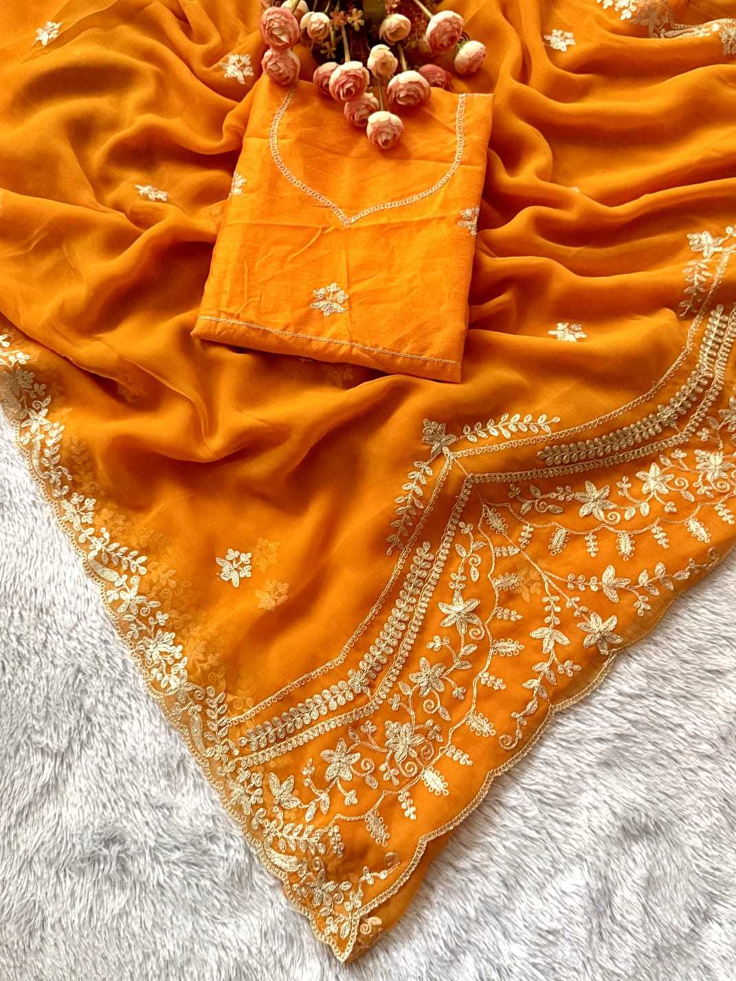 Chiffon Designer Saree