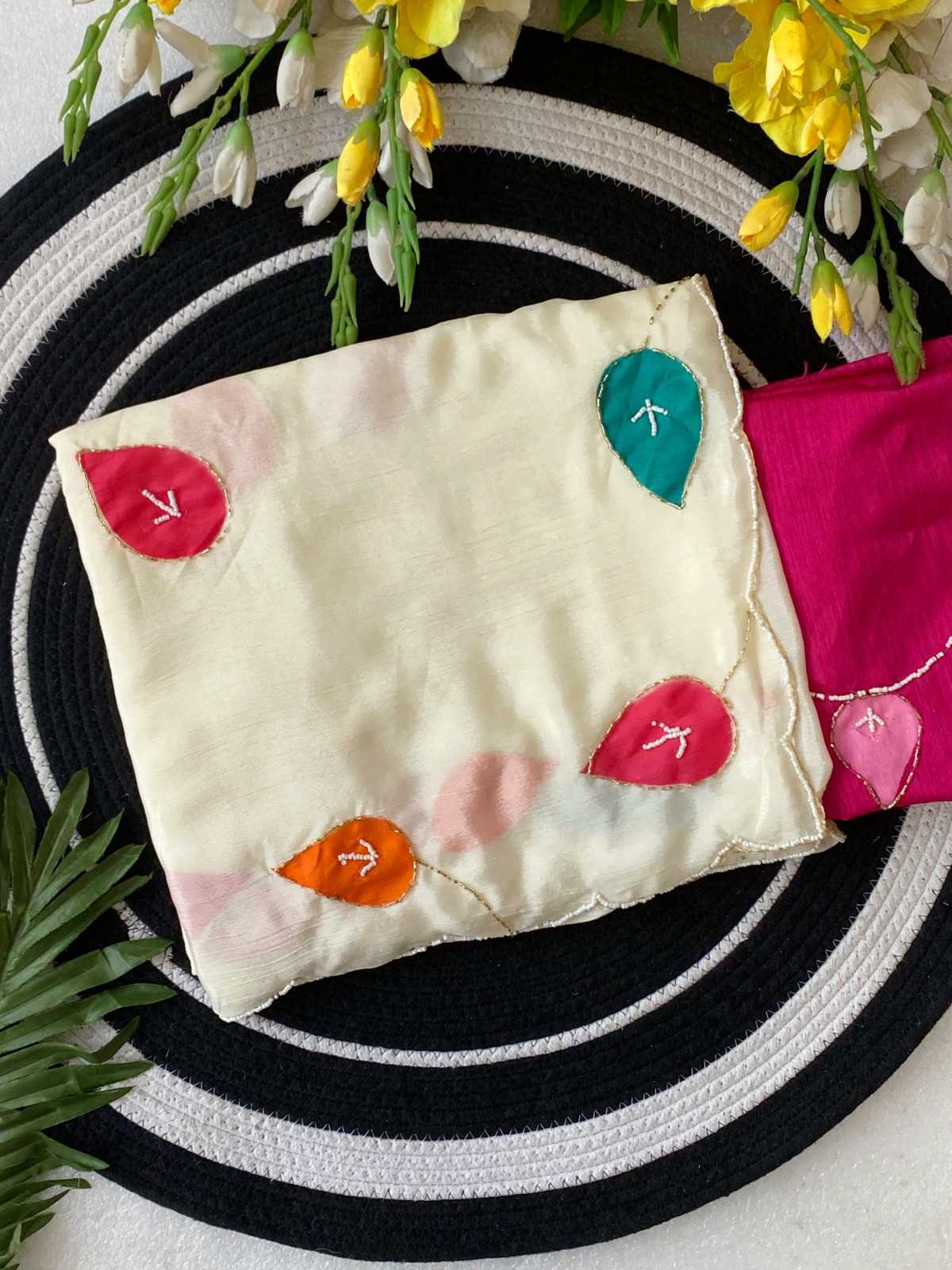 Prem Chinon Silk Designer Saree