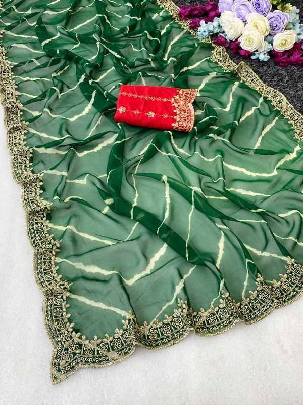 Georgette Printed Saree