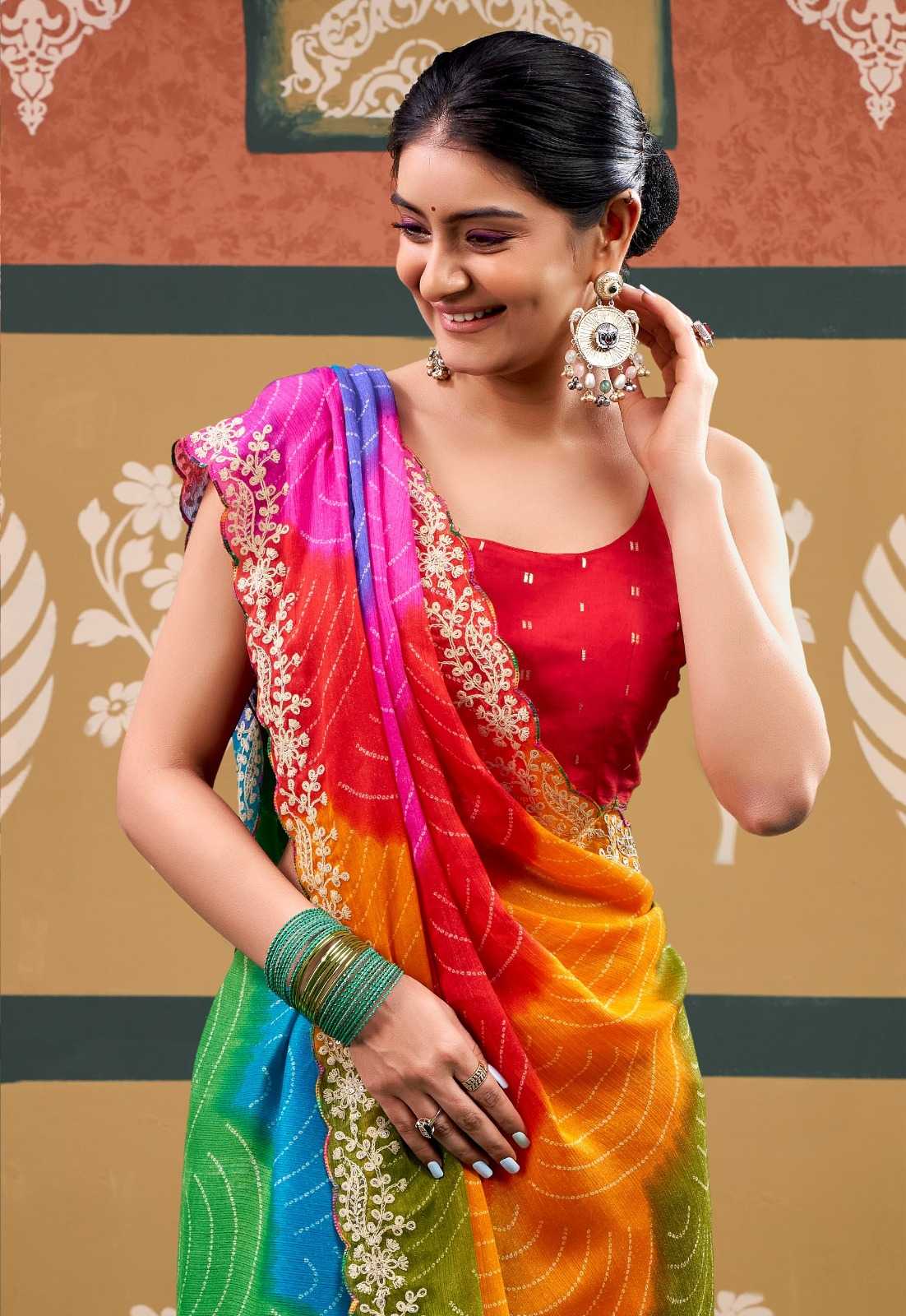 Printed Saree