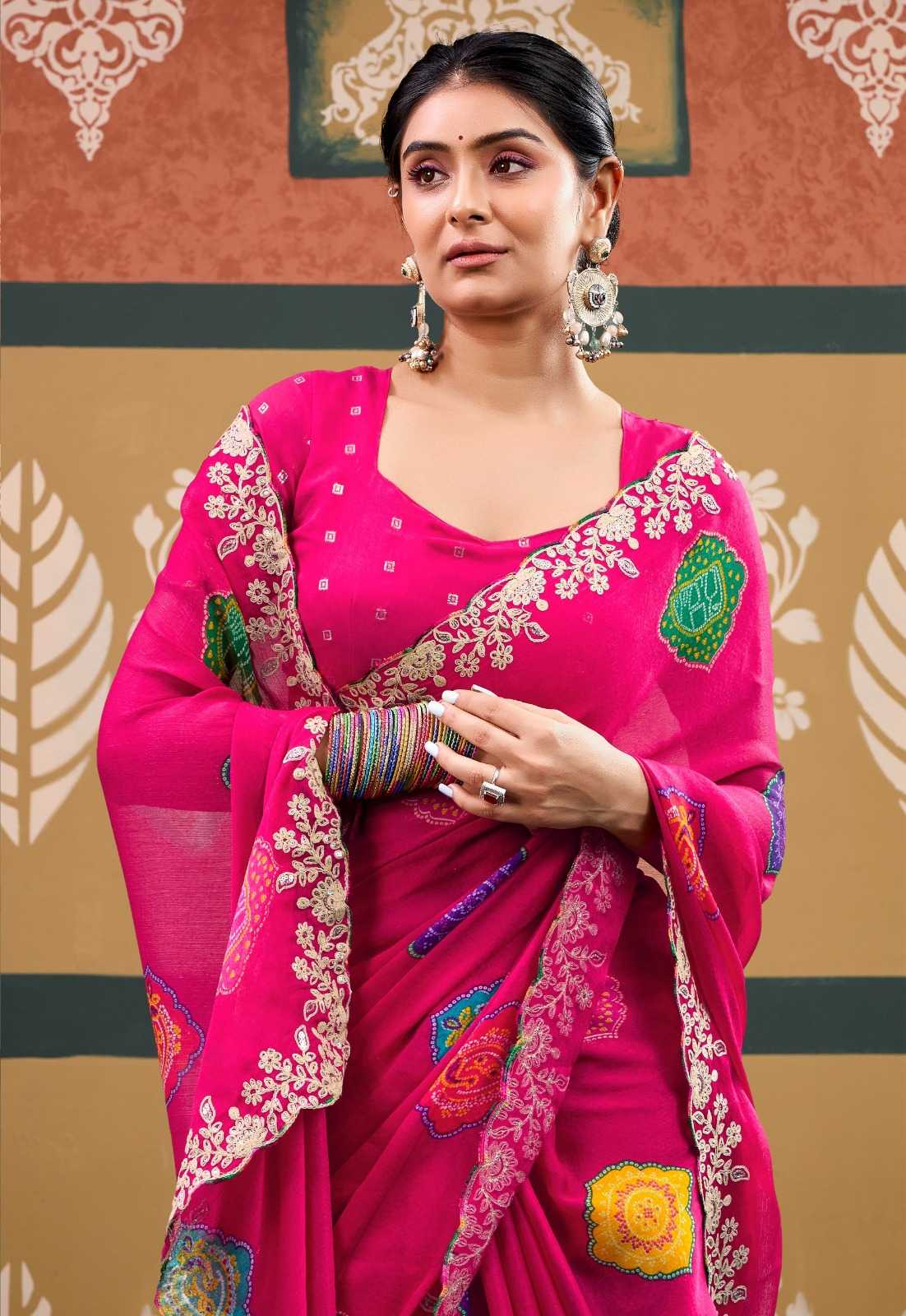 Printed Saree