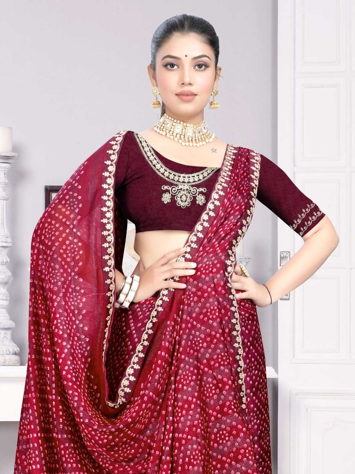 Georgette Printed Saree