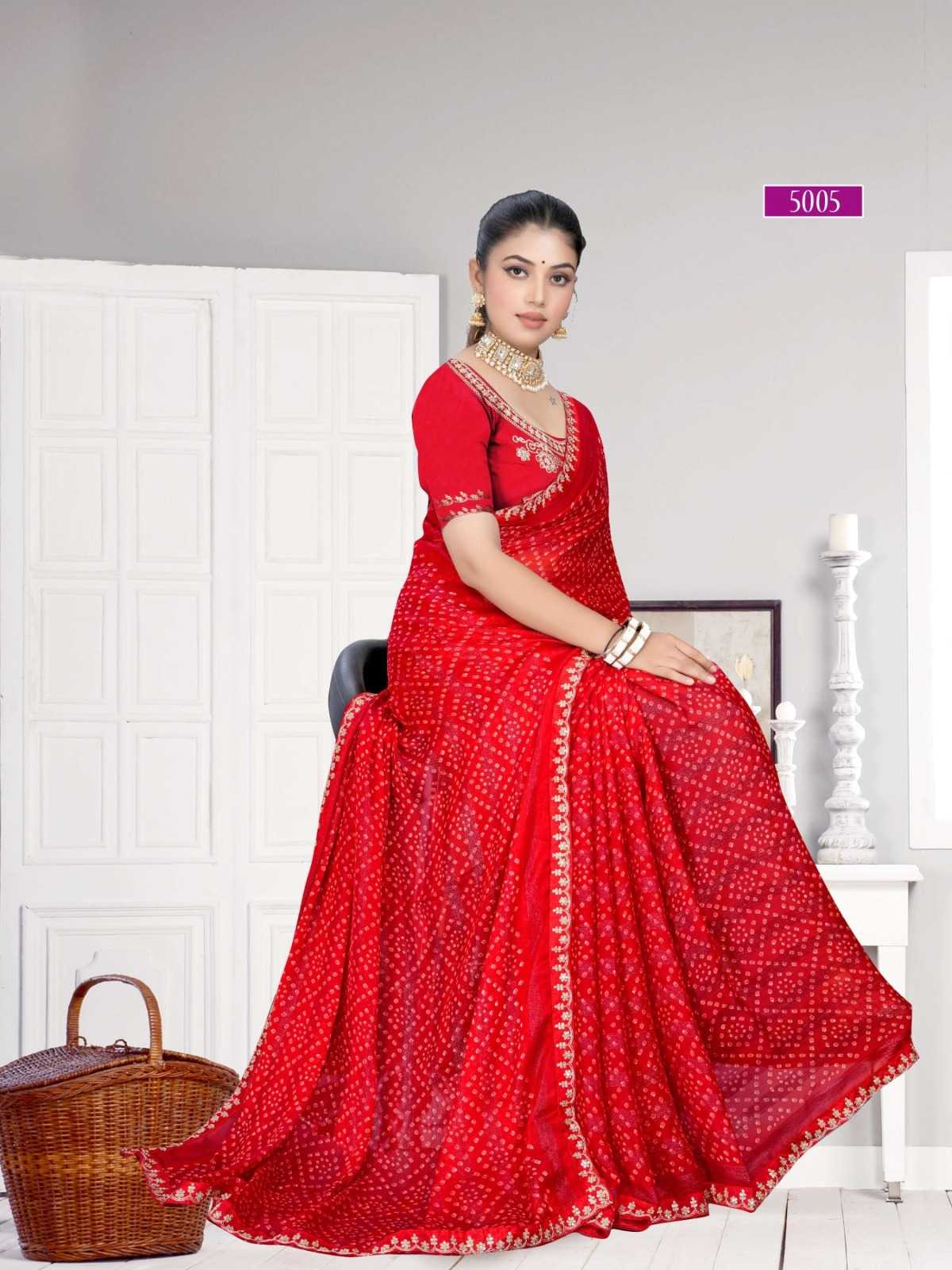 Georgette Printed Saree