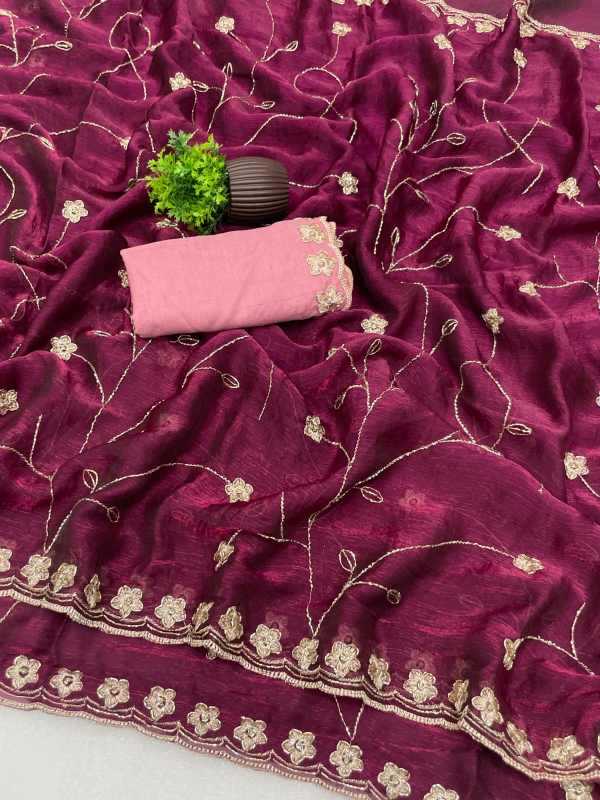 Chiffon Designer Saree