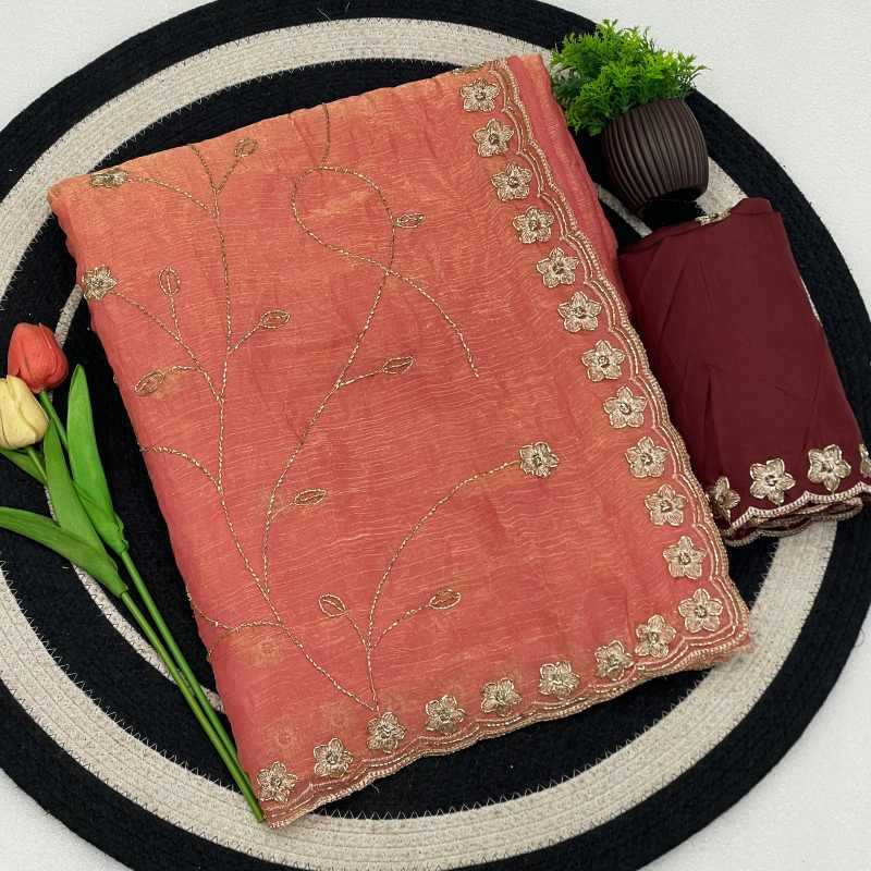 Chiffon Designer Saree