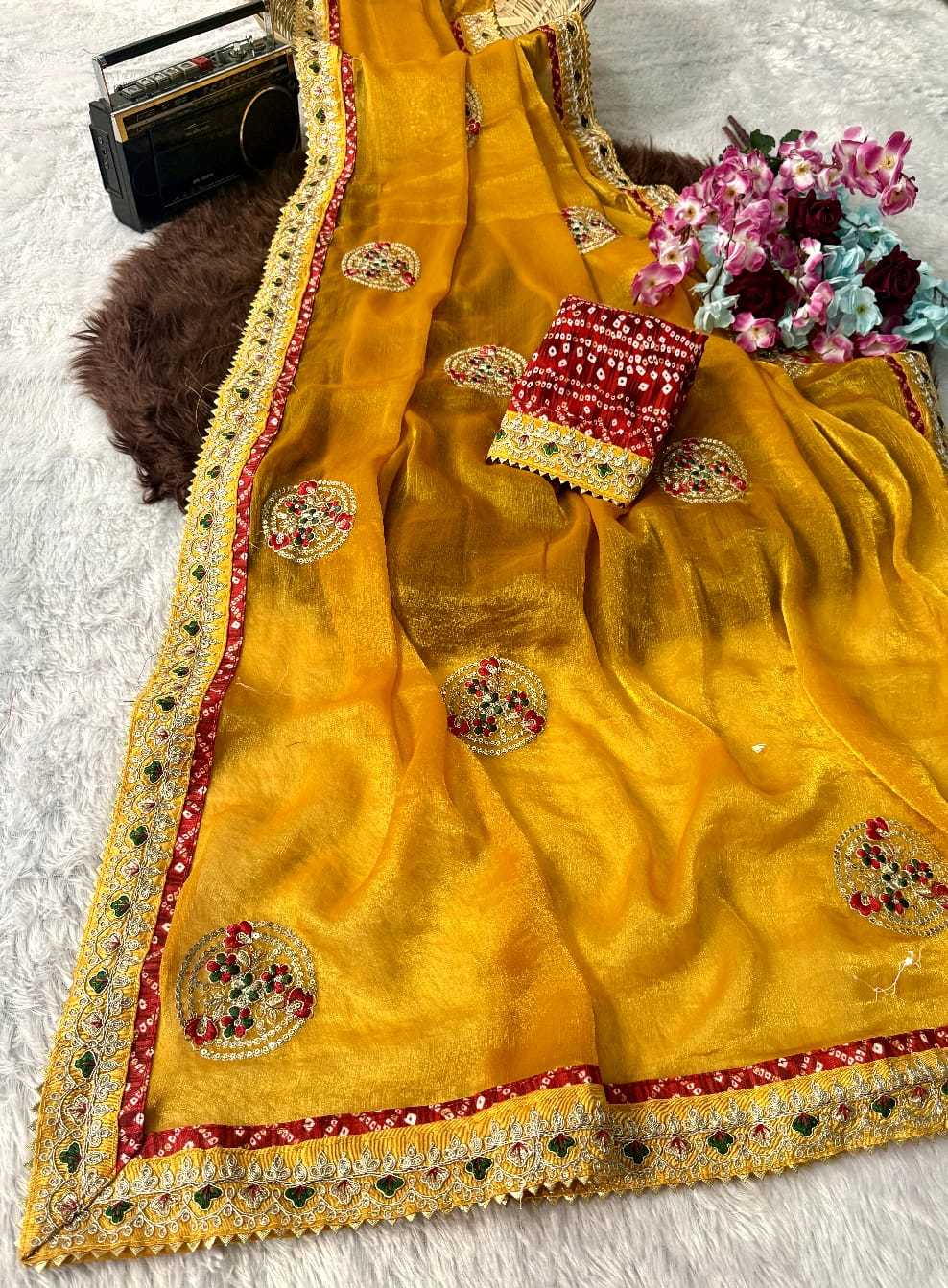 Chiffon Printed Saree