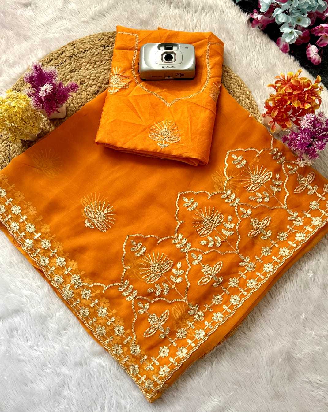 Chiffon Designer Saree