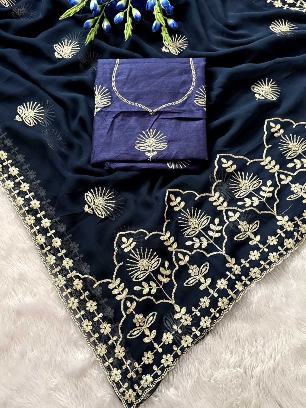 Chiffon Designer Saree