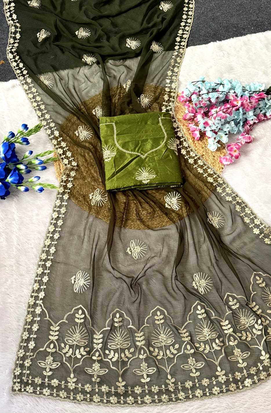 Chiffon Designer Saree