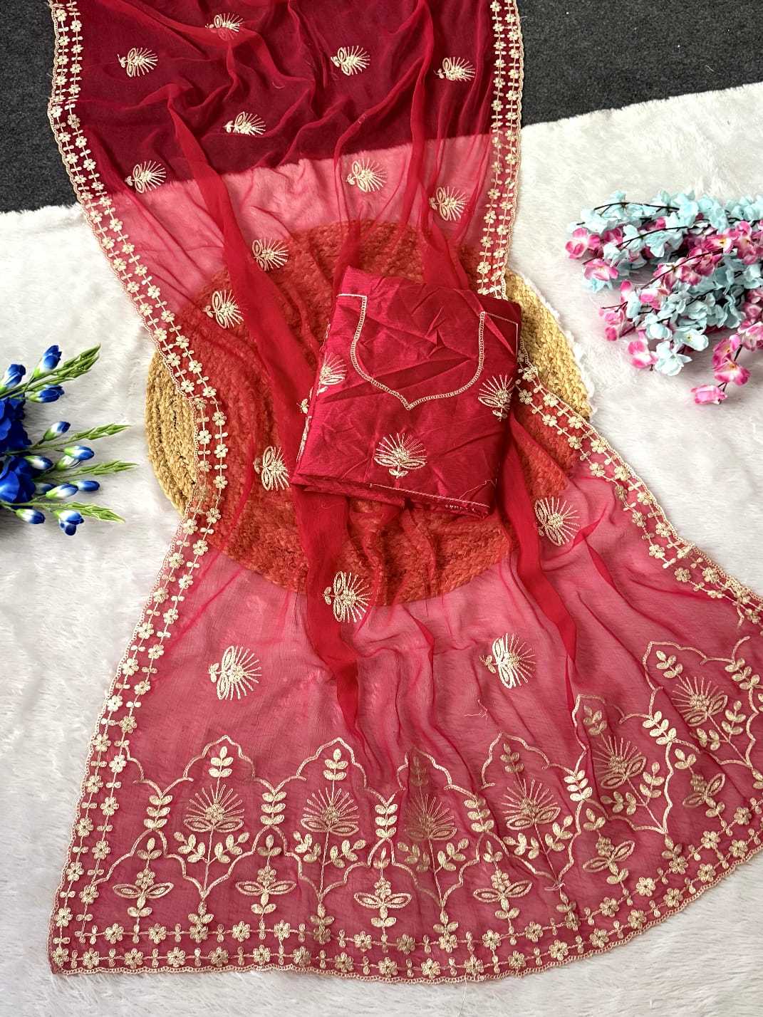 Chiffon Designer Saree
