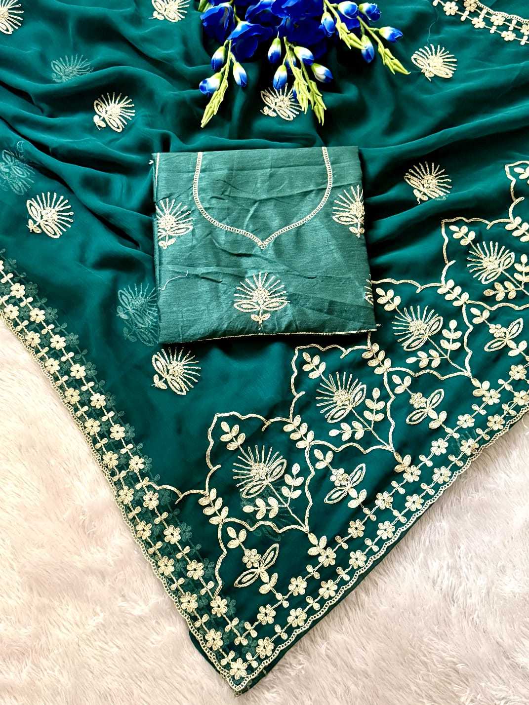 Chiffon Designer Saree