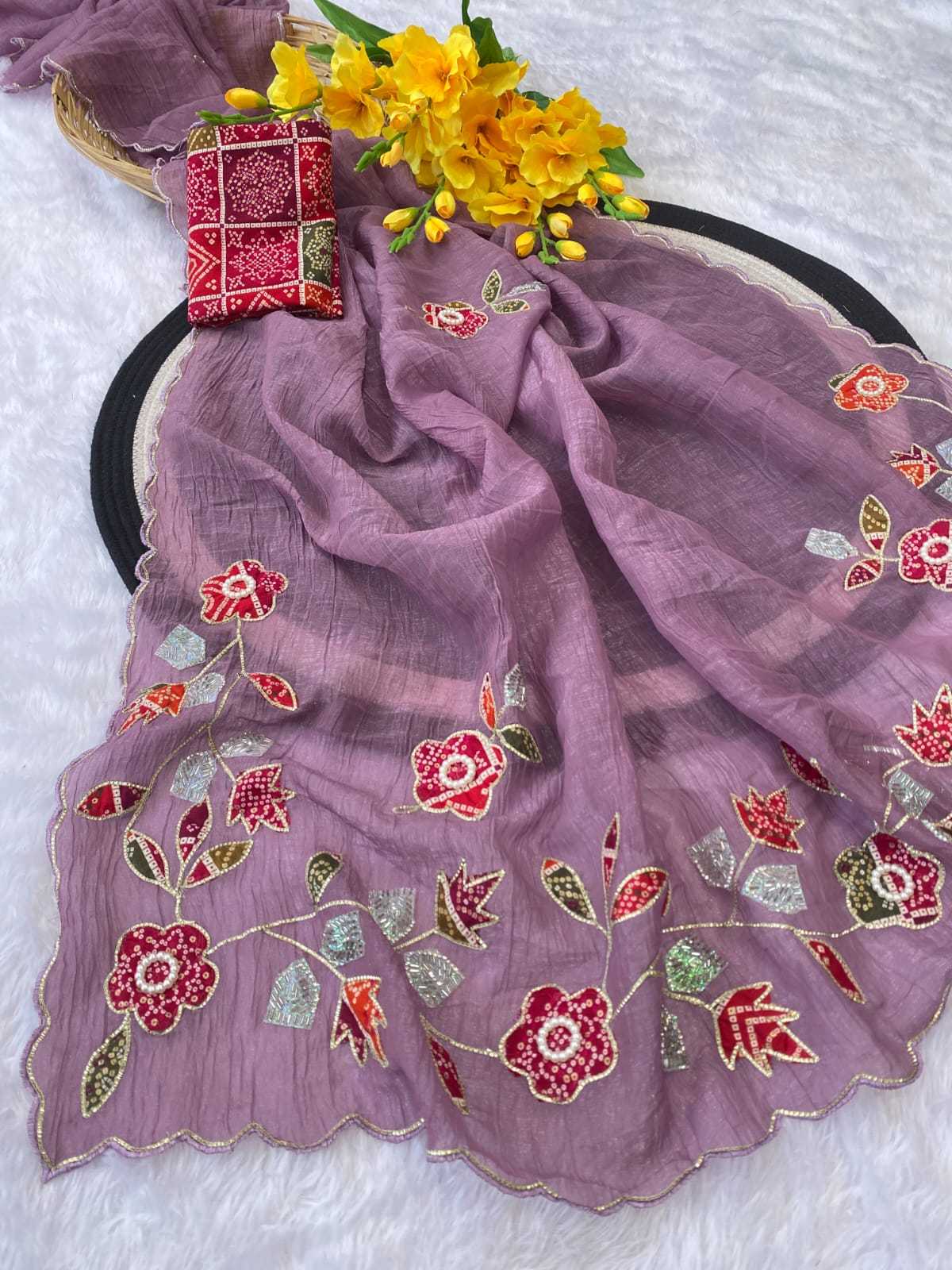 Crunchi Designer Saree