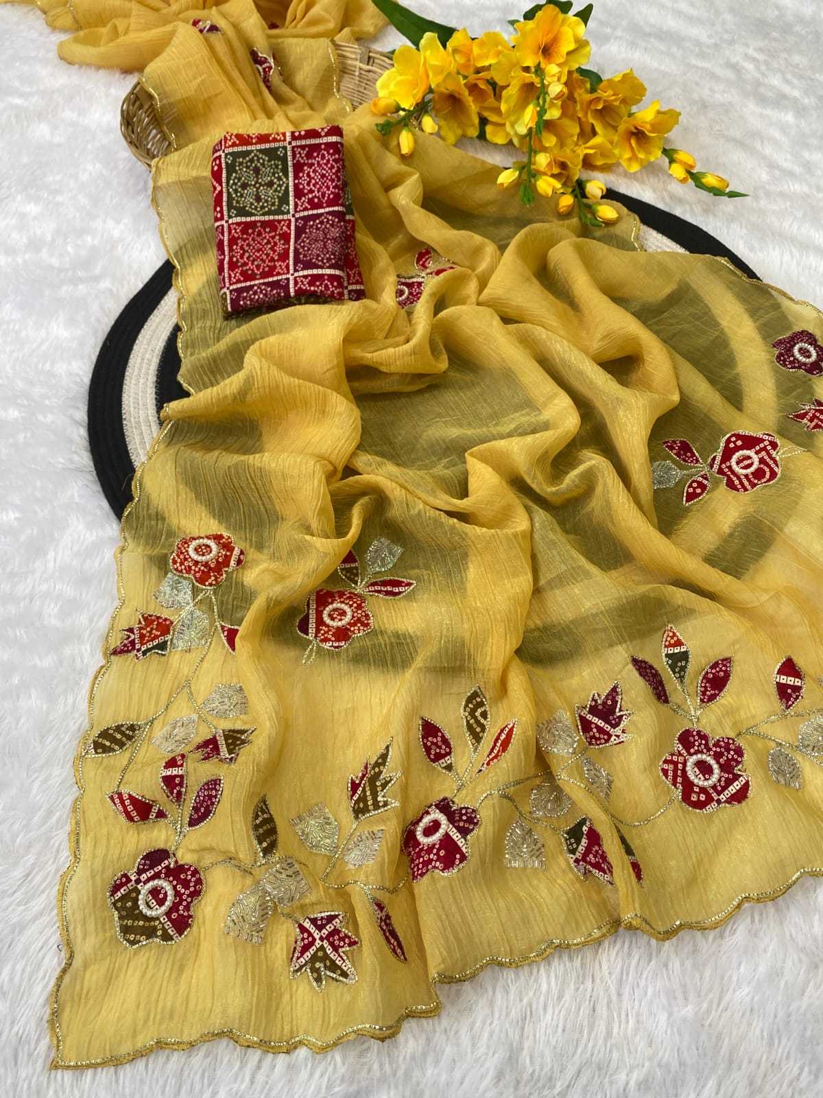 Crunchi Designer Saree