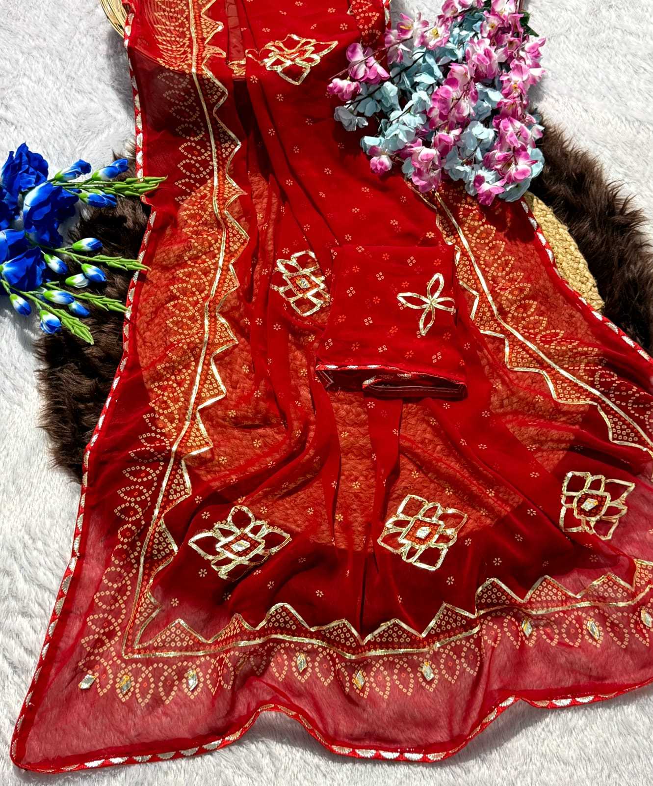 Georgette Printed Saree