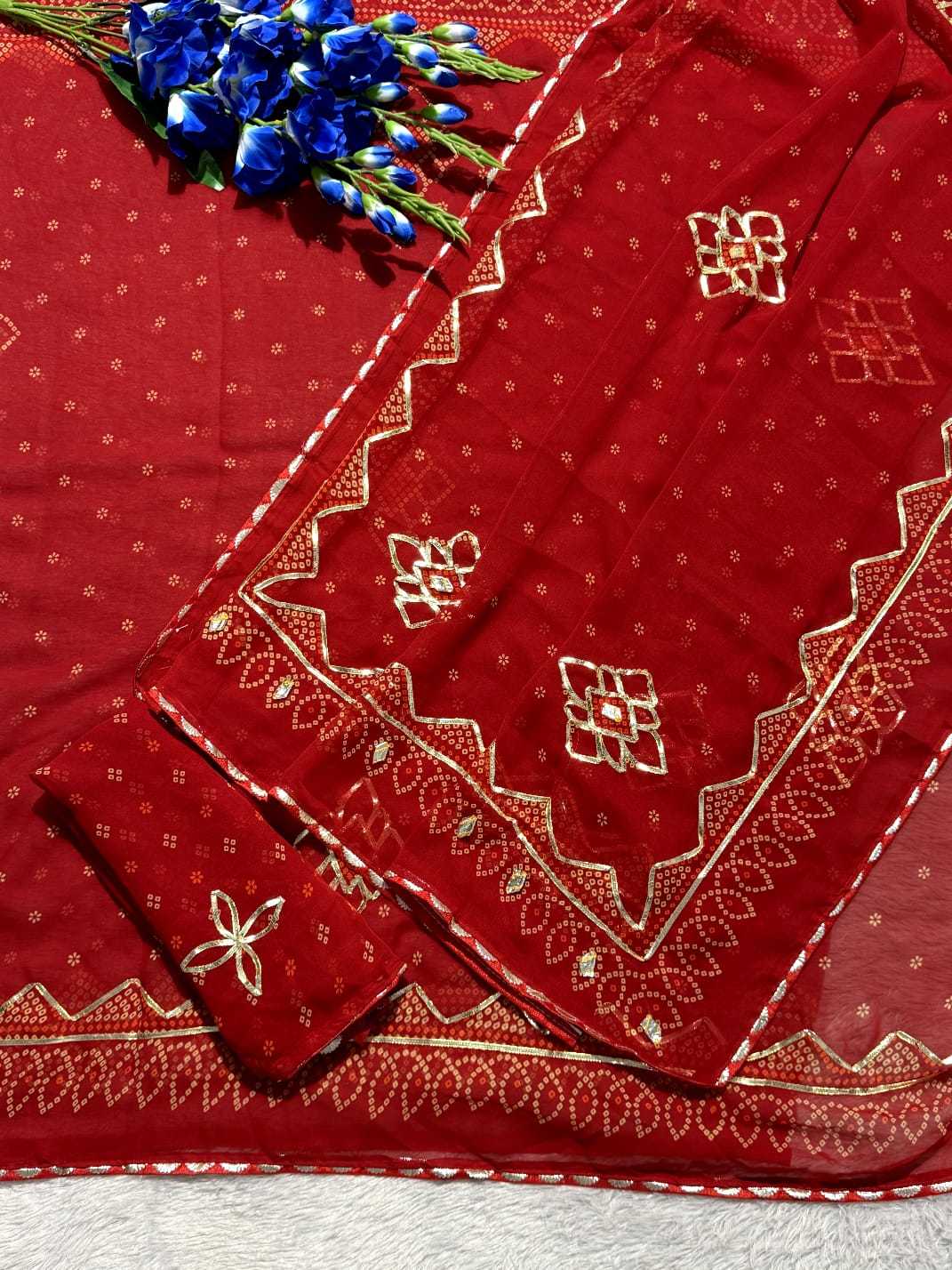 Georgette Printed Saree