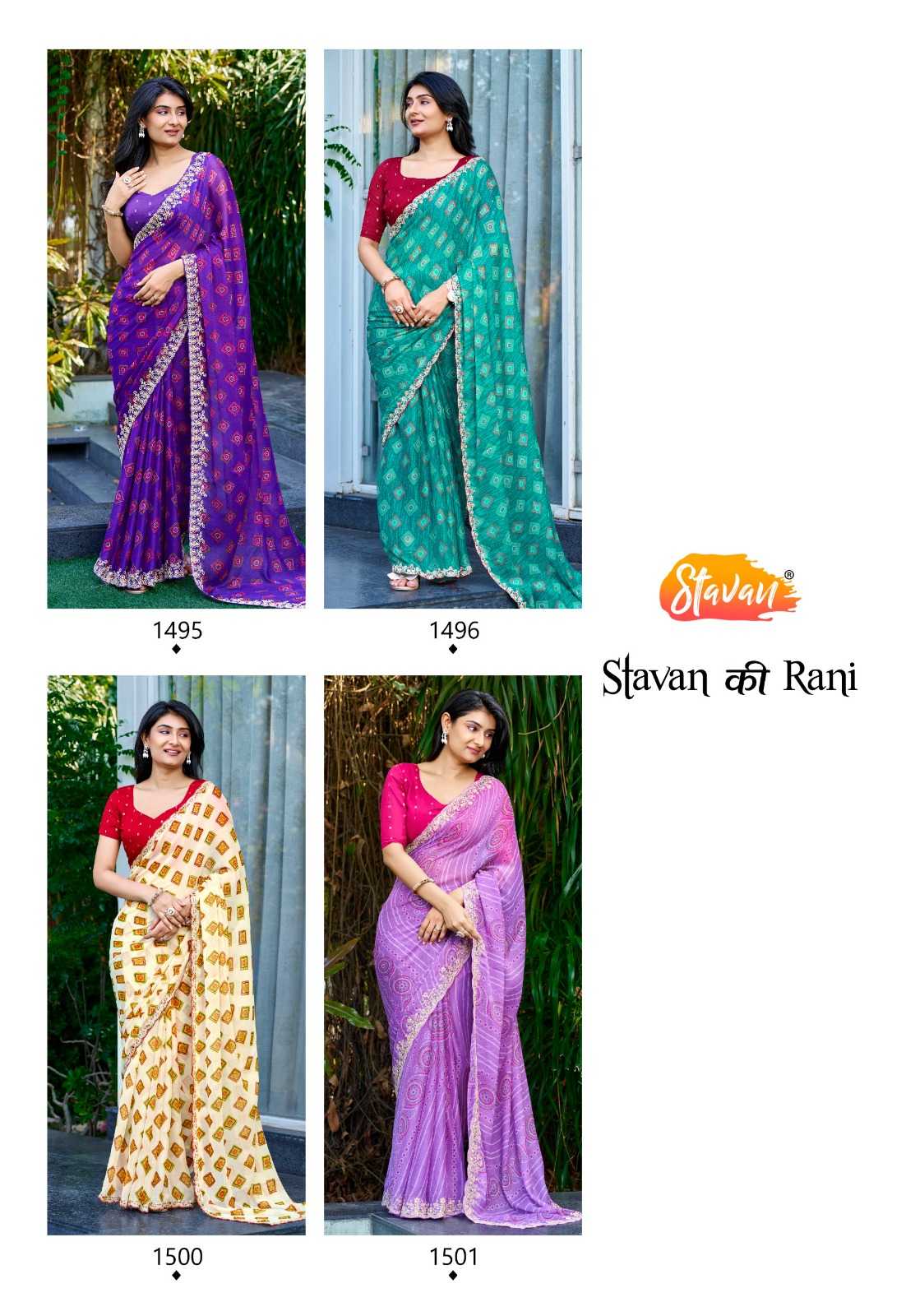 Stavan KI Chiffon Printed Saree