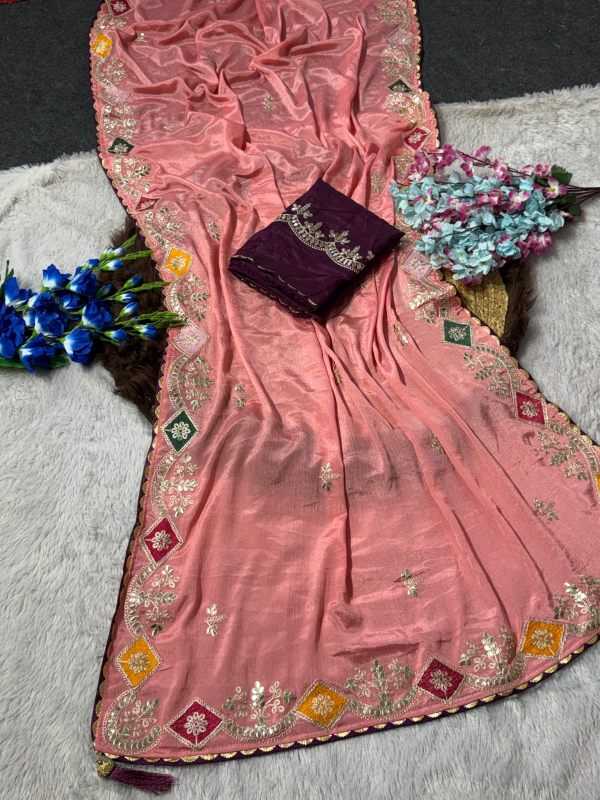 Chinon Designer Saree