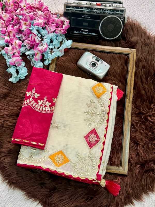 Chinon Designer Saree