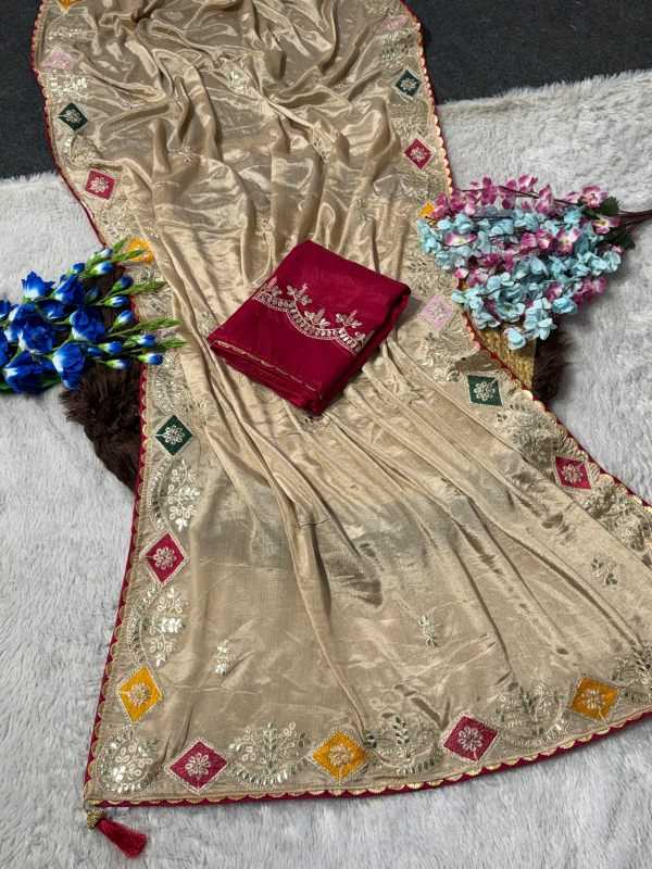 Chinon Designer Saree