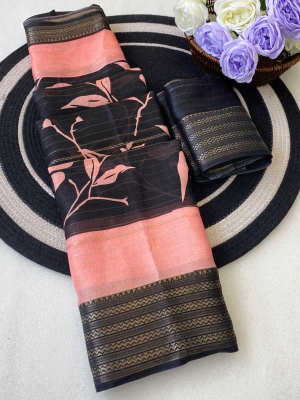 Soft Cotton Jacquard Saree