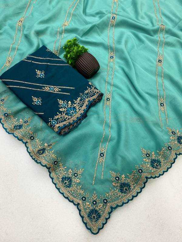 Thar Georgette Designer Saree