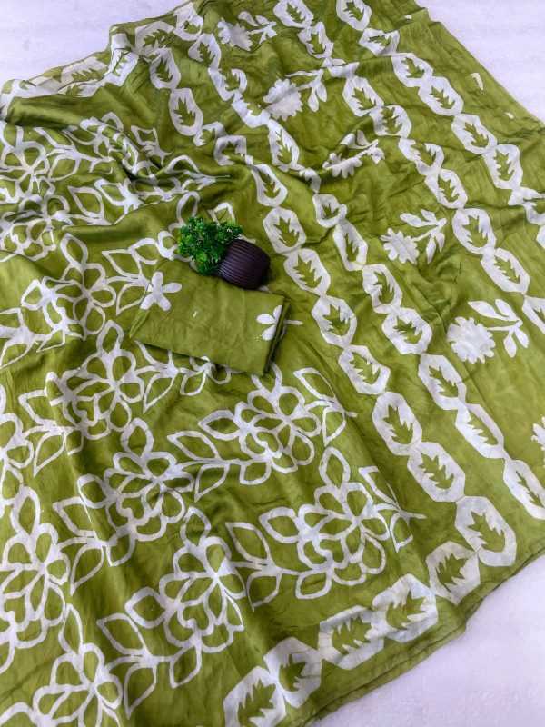 Pure Viscos Printed Saree