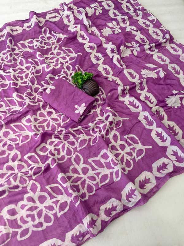 Pure Viscos Printed Saree