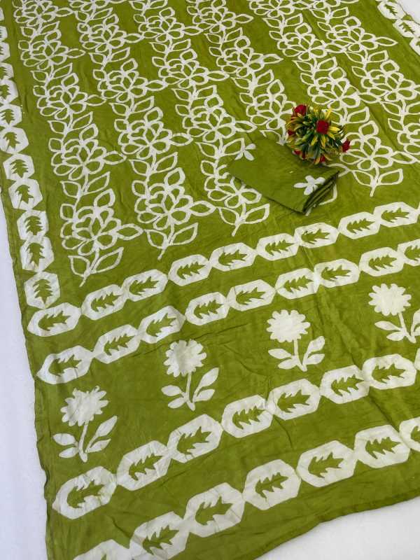 Pure Viscos Printed Saree