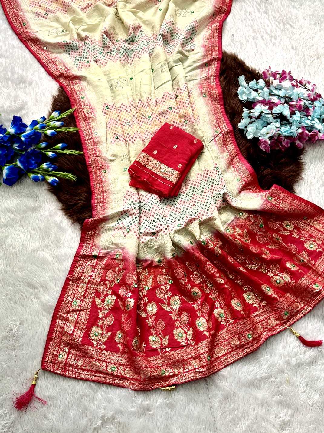 Uns Viscose Printed Saree