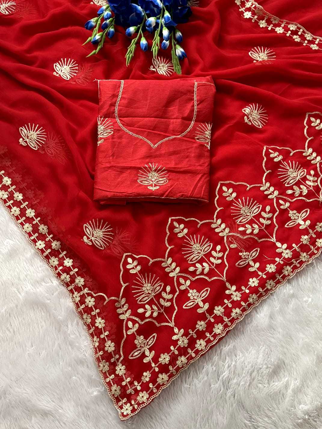 Chiffon Designer Saree