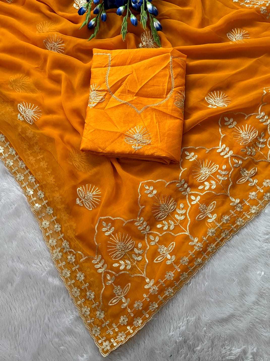 Chiffon Designer Saree