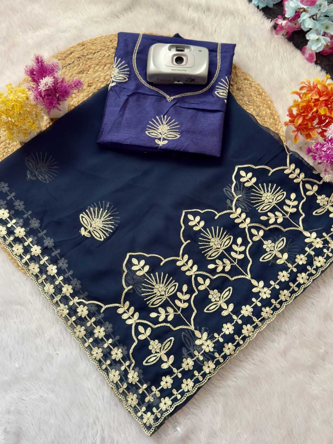 Chiffon Designer Saree