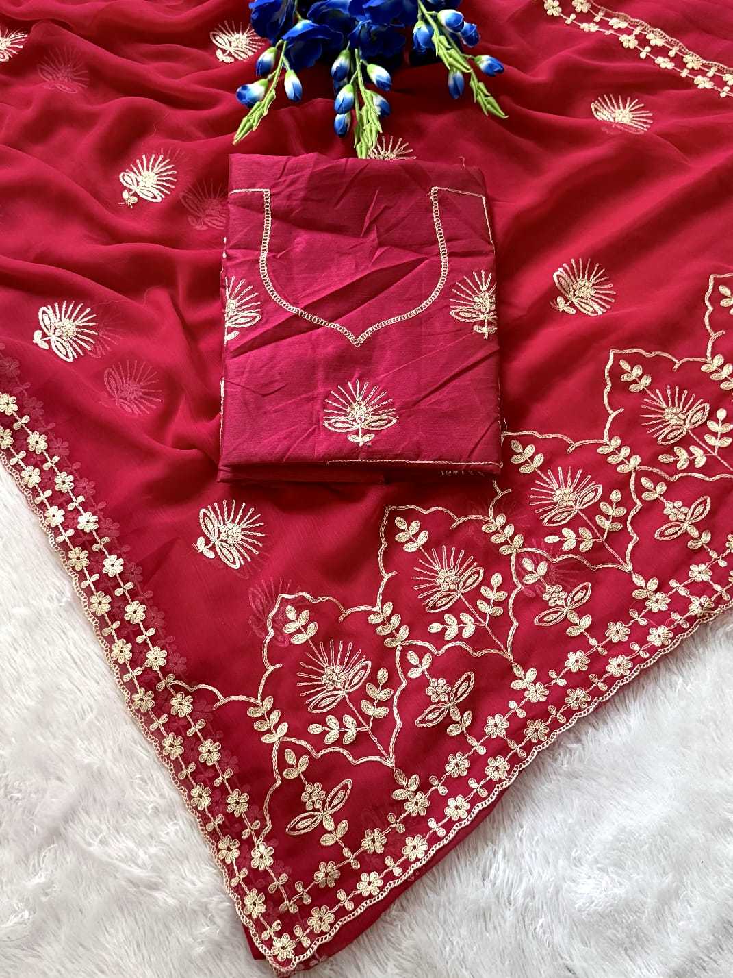Chiffon Designer Saree