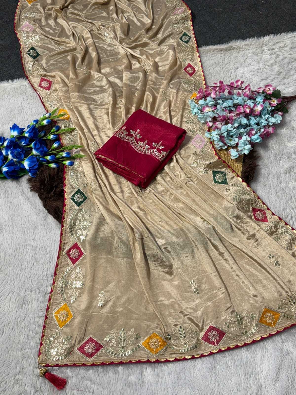 Chinon Designer Saree