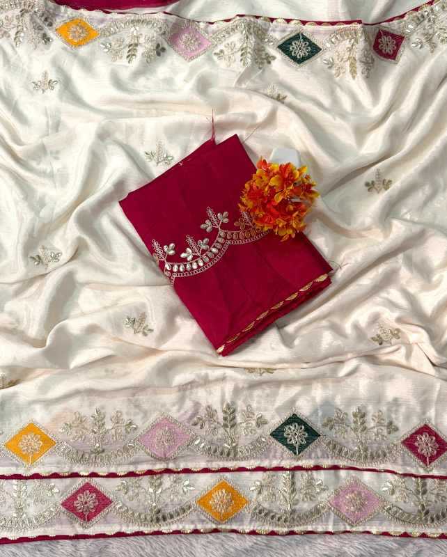 Chinon Gota Patti Saree