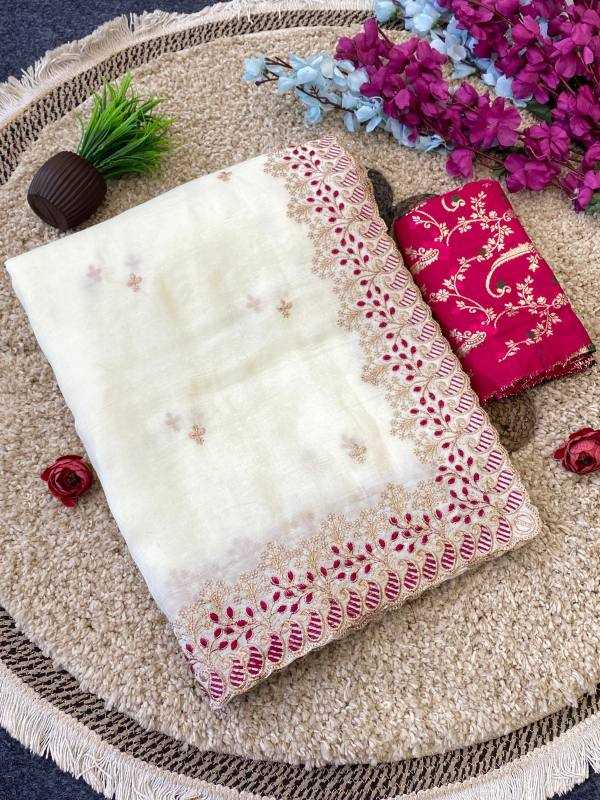 Crunchi Embroidered Saree