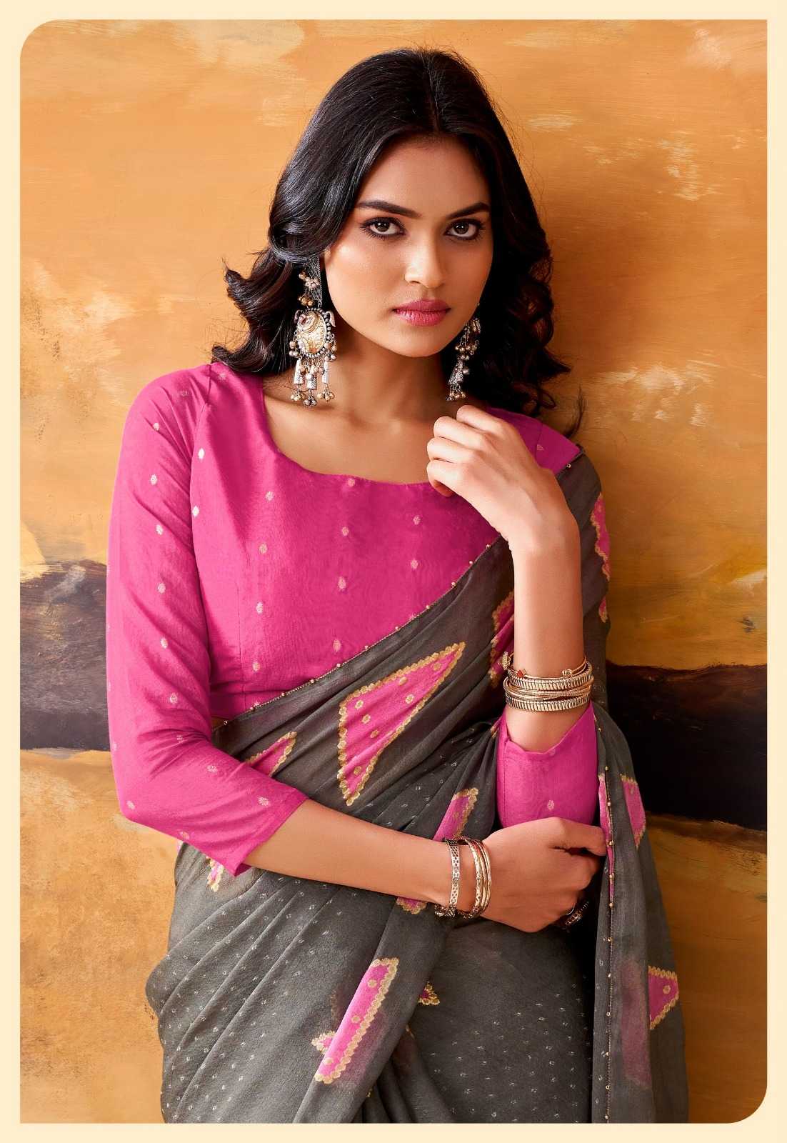 Chiffon Designer Saree